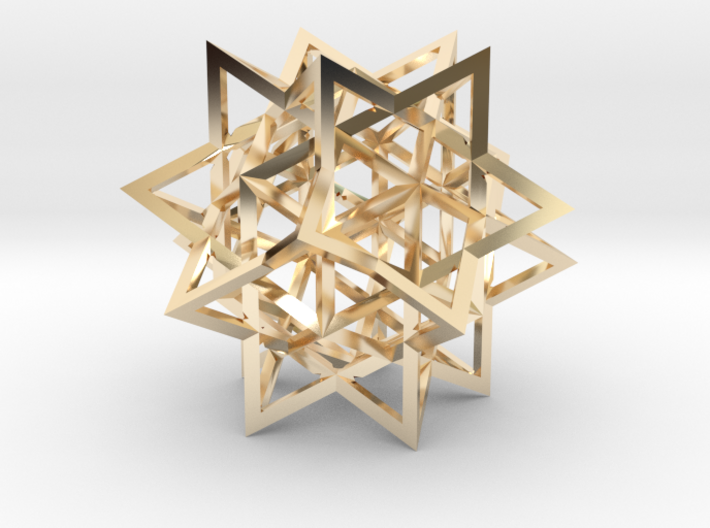 Great Rhombic Triacontahedron 3d printed