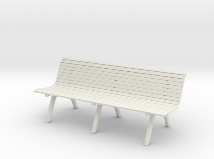Wooden Bench Ver01. 1:24 Scale 3d printed
