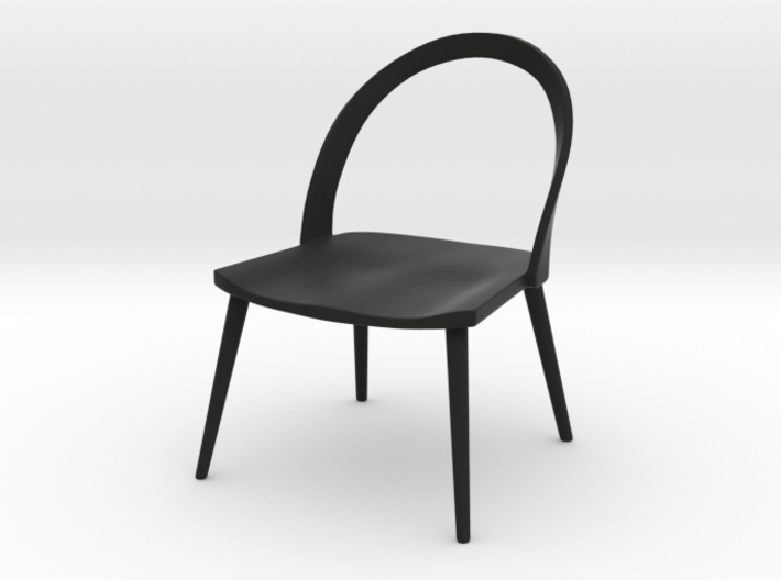 1:24 Minimalist Chair Version 'A' for Dollhouses 3d printed 