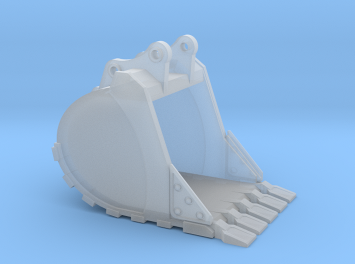 1:50 48&quot; Bucket+Spade teeth for Hitachi ZX250 3d printed