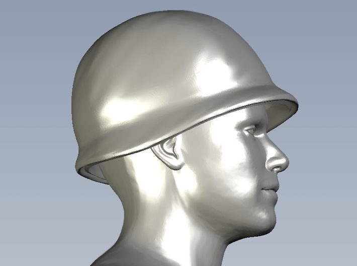 1/16 scale US Army M-1 helmets Vietnam-era x 9 3d printed 
