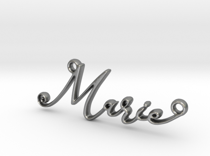 Marie First Name Pendant 3d printed