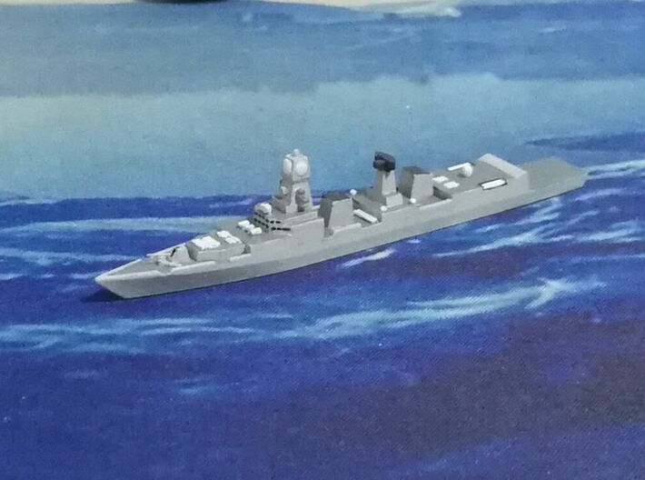 Visakhapatnam-class destroyer, 1/1800 3d printed Painted Prototype