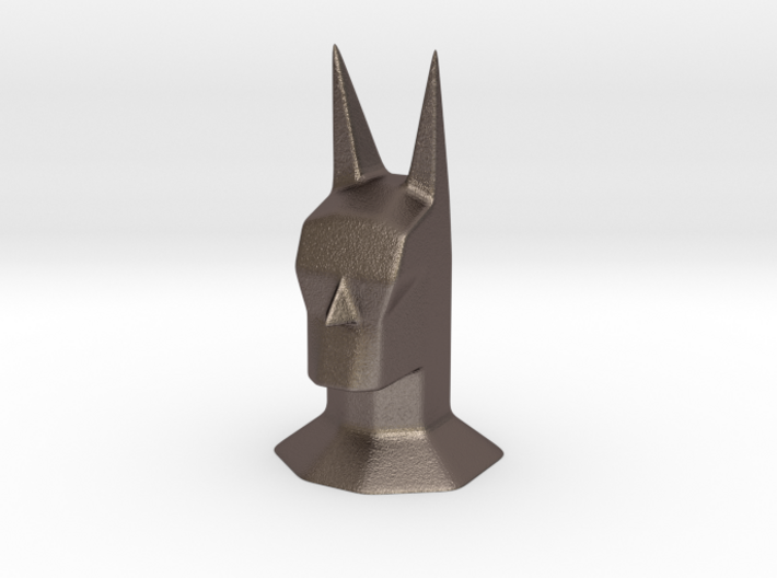 Batman head bust sculpture 3d printed