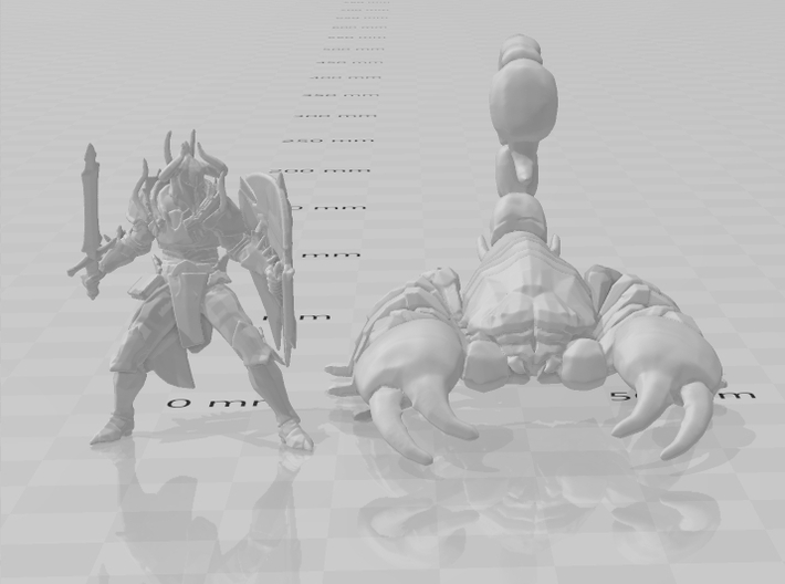 Giant Scorpion DnD miniature games rpg dungeons 3d printed 