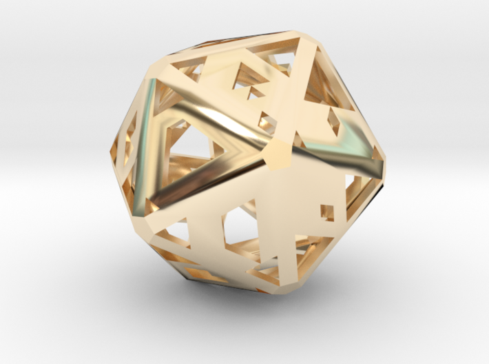 Future-Proof Hollow D20 3d printed