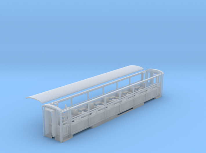 Welsh Highland Rly Semi open coach NO.2021/2 3d printed 