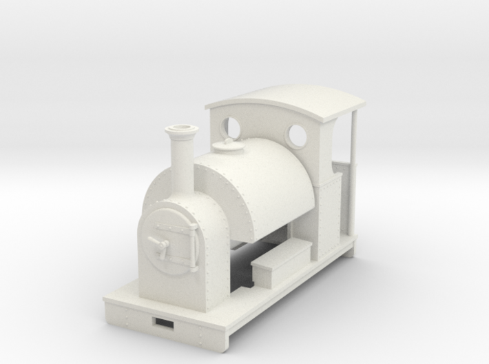 1:32 saddle tank loco open backed cab 3d printed