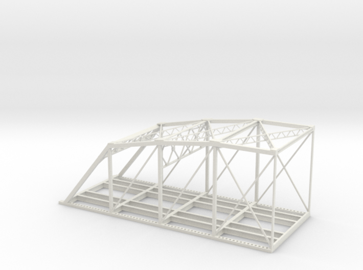 'N Scale' - Double Wide Bridge - Half 3d printed