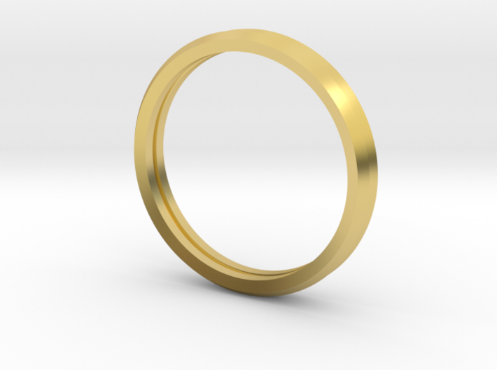 Penta Double Ring by V DESIGN LAB 3d printed