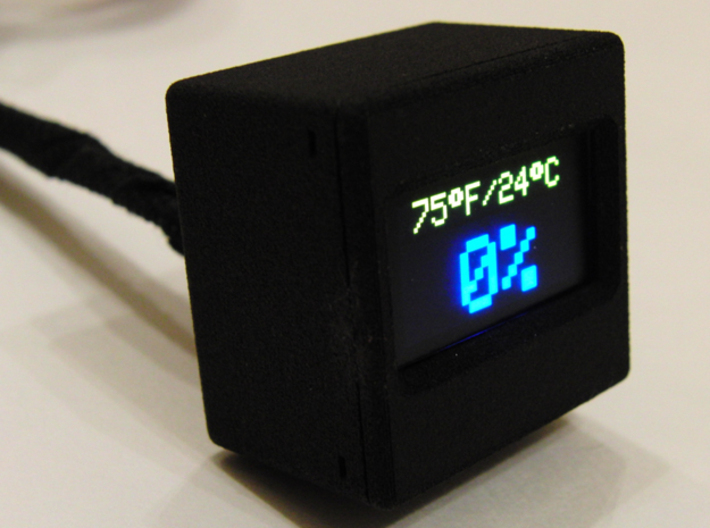 Arduino Beetle &amp; OLED Display Case 3d printed