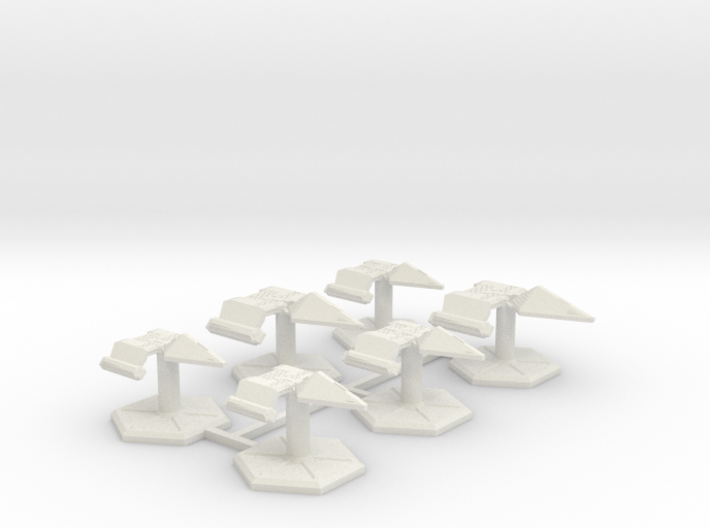 7000 Scale Neo-Tholian Fleet Builder Collection SR 3d printed