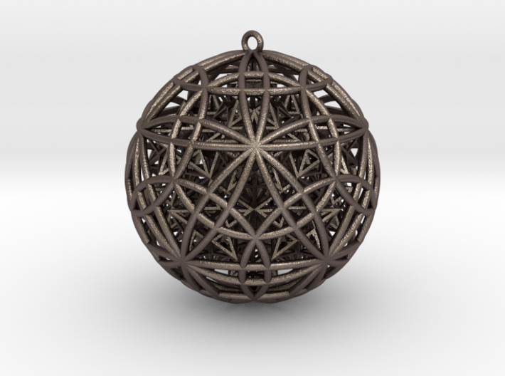 IcosaDodeca w/ Nest 14 Stel Dodecahedron Pendant 3d printed