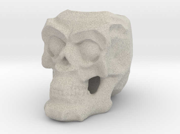 Skull Planter 3d printed