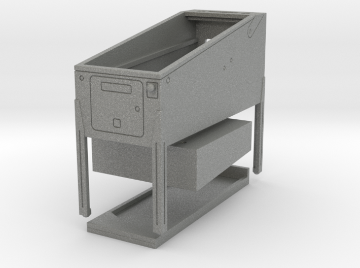 Mini Pinball Cabinet V2 - 1:10 Scale 3 parts 3d printed