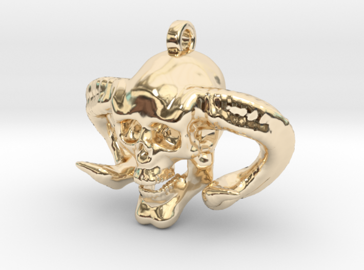 Aedorn Skull Keychain/Pendant 3d printed
