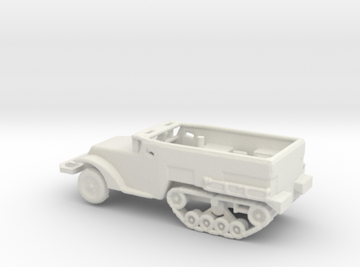 1/160 Scale M2A1 Halftrack for war gaming 3d printed
