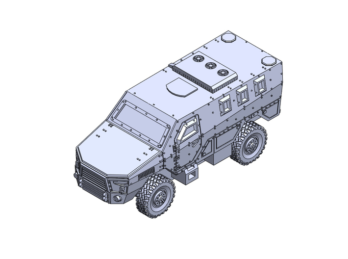 Isotrex Legion 4x4 MRAP 3d printed 