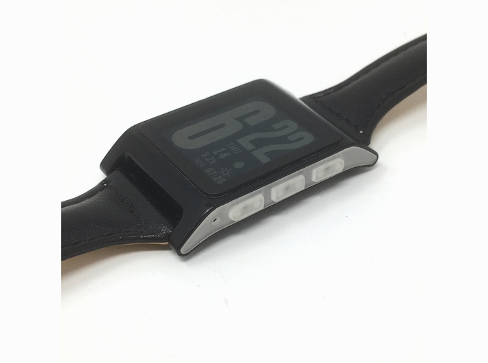 Pebble 2 all-in-one buttons | 2 sets 3d printed three button side