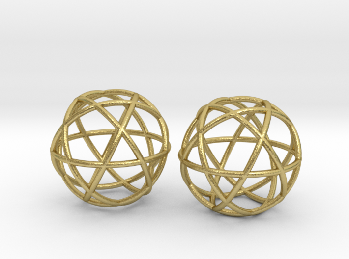 Penta Sphere pair, .6&quot; diam 3d printed