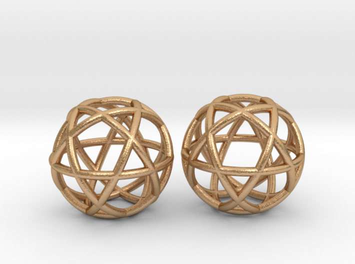 Penta Sphere 2 beads 3d printed