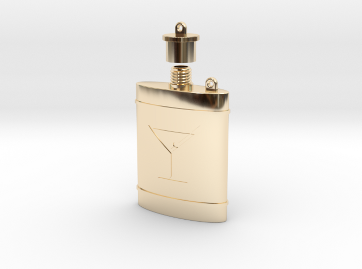 (Decorative) Pocket Flask 3d printed