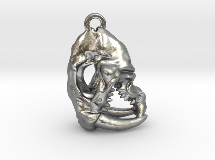 Sabertooth Skull Keychain/Pendant 3d printed