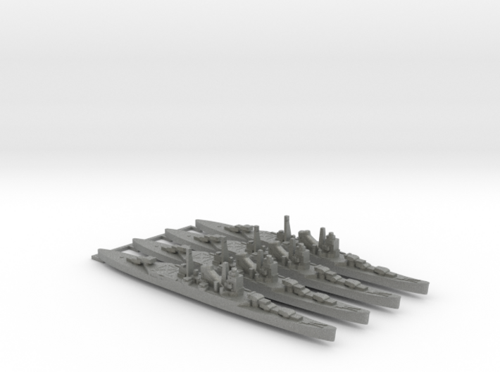 4pk sprue IJN Mogami cruisers 1:4800 WW2 3d printed