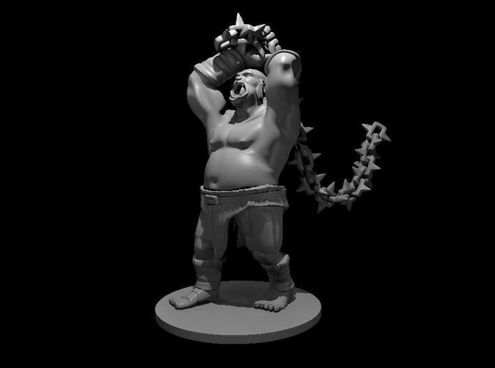 Ogre Chain Brute - With and Without Chain 3d printed 