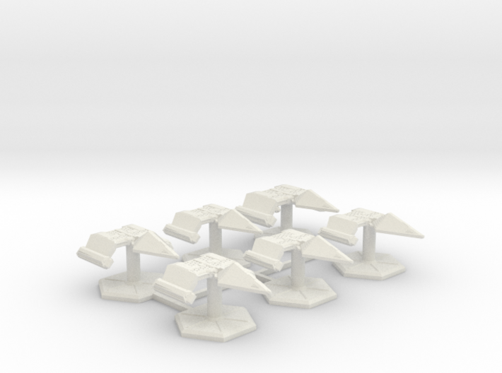 7000 Scale Neo-Tholian Fleet 312th Builder Coll. 3d printed