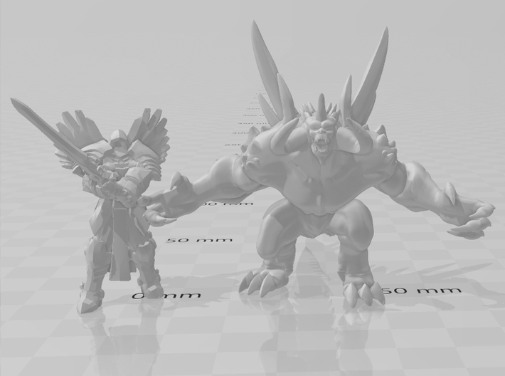 Diablo Roar DnD miniature fantasy games rpg horror 3d printed 