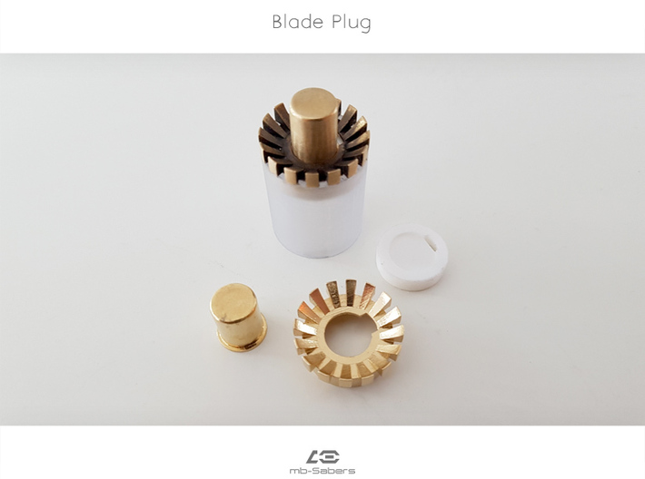 Blade Plug Head 7/8" version 01 3d printed 