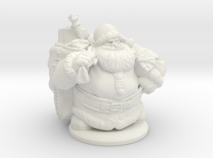 Dwarven Santa Miniature 3d printed