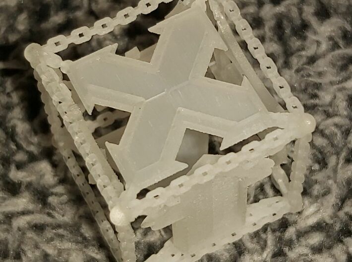 Doctrine Dice 3d printed Assault Symbol