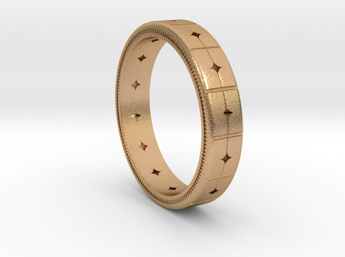 Women's Band Ring #1 3d printed