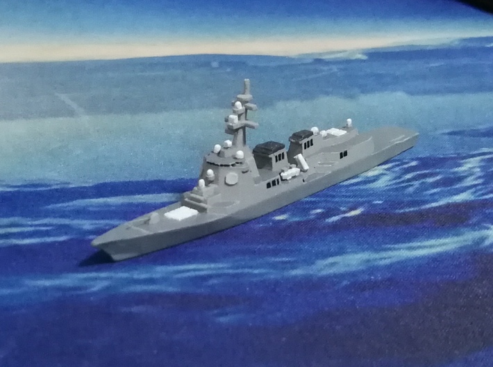 Maya-class Destroyer, 1/1800 3d printed Painted Sample