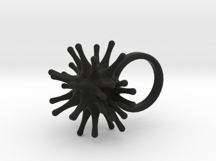 Urchin Ring 3d printed