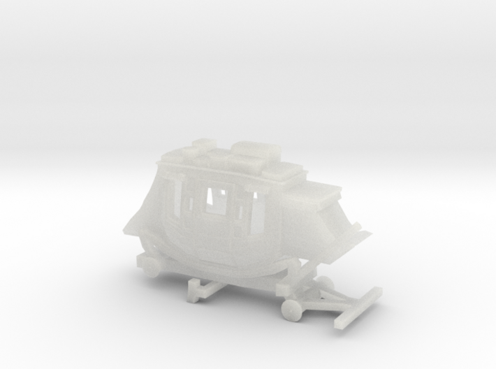 Z Scale Stagecoach - No Wheels 3d printed