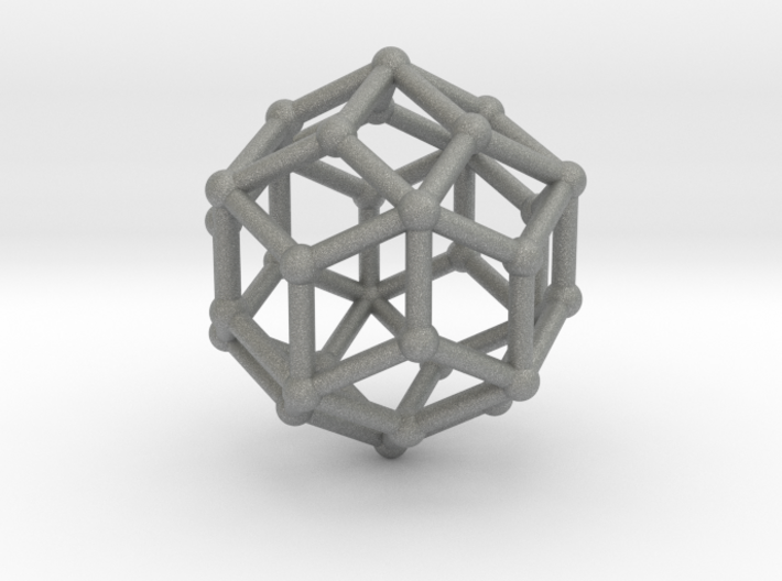 0304 Rhombic Triacontahedron V&amp;E (a=1cm) #002 3d printed