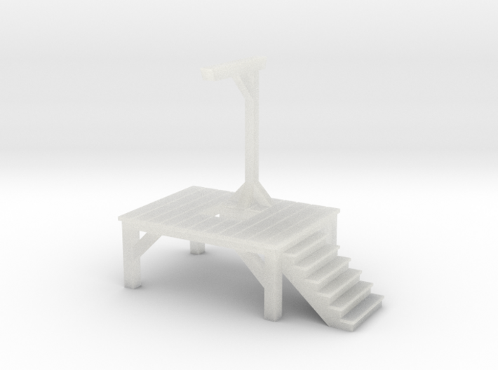 Gallows - Single Posted, Dropped (ZScale) 3d printed