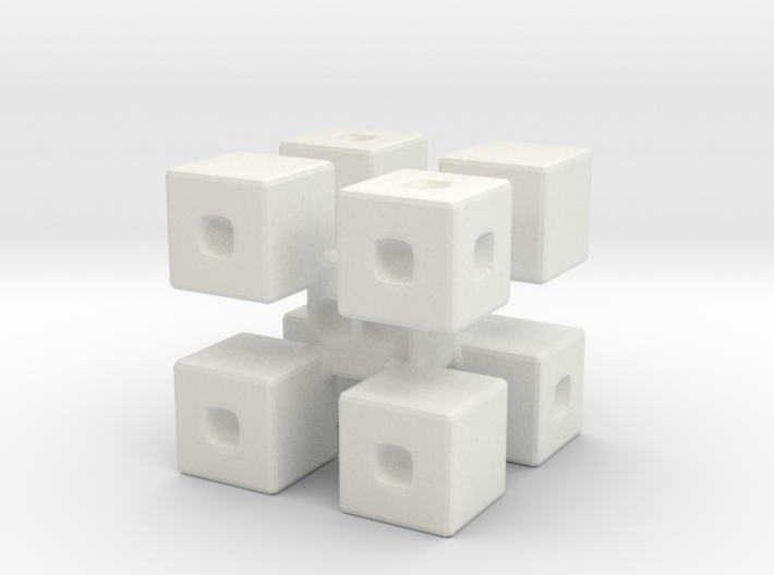 Corner Blocks Die  3d printed 
