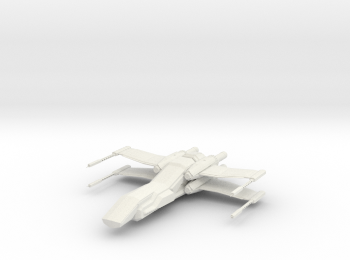 1/144 Penguin Deep Space Fighter 3d printed