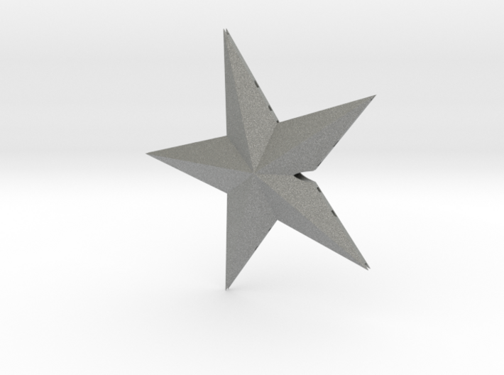 Glowing Christmass star. 3d printed