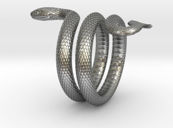 Snake Ring_R02 3d printed