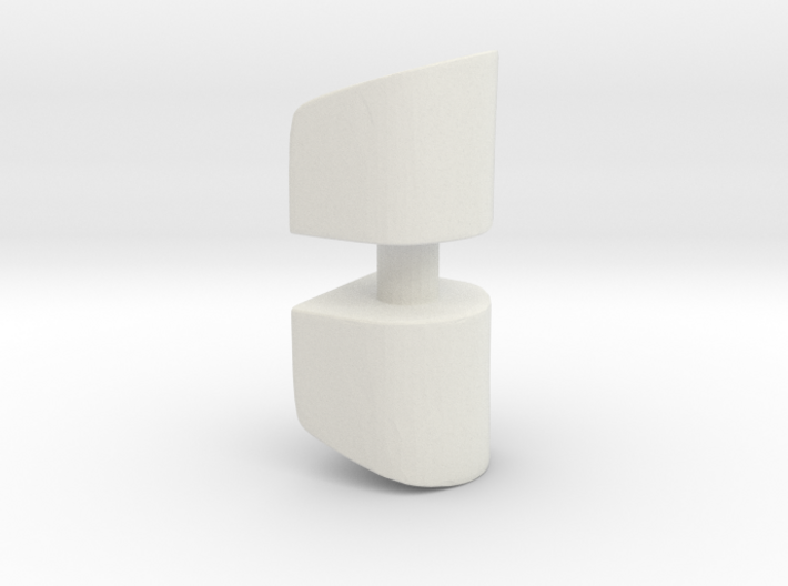 Rounded Chair (x2) 1/56 3d printed