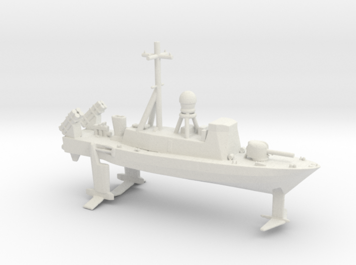1/600 Scale USS PHM Hydrofoil 3d printed
