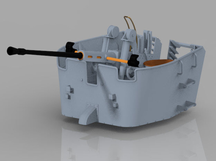 Bofors 40mm L/70 MEL Pivot 1:25 3d printed 