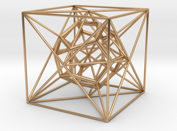 Raq's dodecahedron (bronze) 3d printed