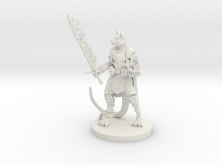 Tabaxi Female Hexblade 3d printed 