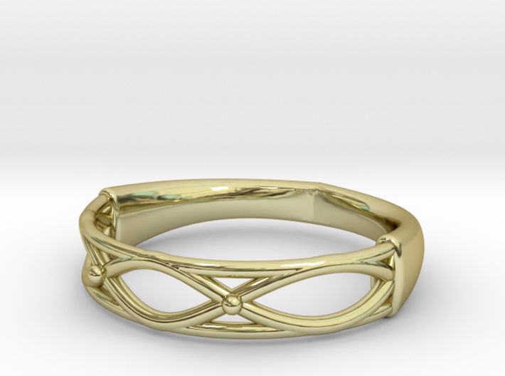 Celtic Weave Ring 2 3d printed